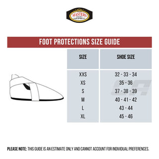 Protège-pieds Point Fighting Masters WAKO Blu