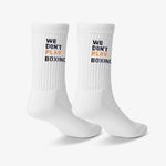 Calzini Boxraw We Don't Play Boxing (3 paia) Bianco-Combat Arena