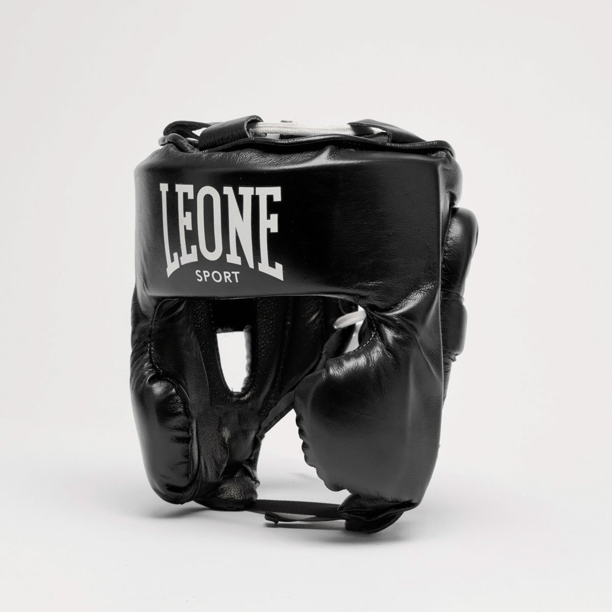 Casco Leone Sport Augusto Classico Nero con parazigomi-Combat Arena
