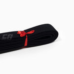 Ceinture noir Arawaza Deluxe coton 38 mm