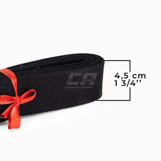 Ceinture noire Arawaza coton 44 mm