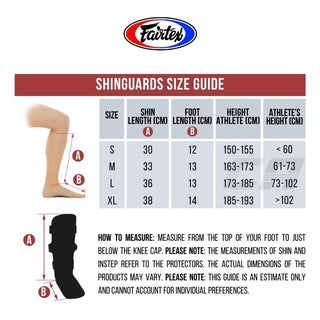 Protège-tibias Fairtex Double Padded SP3 avec repose-pieds