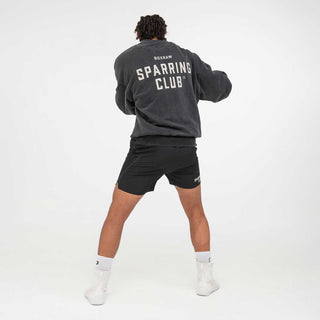 Felpa Boxraw Sparring Club Oversize Nero-Combat Arena