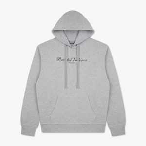 Felpa Manto Peaceful Violence con cappuccio Grigio-Combat Arena