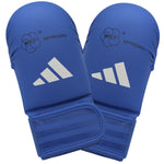 Gants de Karate-Kumite Adidas Rouge et Bleu Homologués WKF sans pouce