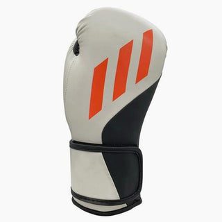 Gants de boxe Adidas Speed Tilt 200 WAKO 10 Oz Blanc-noir-rouge