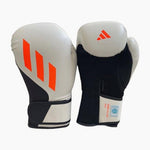 Gants de boxe Adidas Speed Tilt 200 WAKO 10 Oz Blanc-noir-rouge