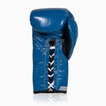 Gants de boxe Cleto Reyes Professionnel CB2 Bleu-noir avec lacets