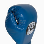 Gants de boxe Cleto Reyes Professionnel CB2 Bleu-noir avec lacets