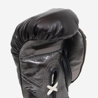 Guantoni Di Nardo con lacci 16 Oz Marrone-argento-Combat Arena