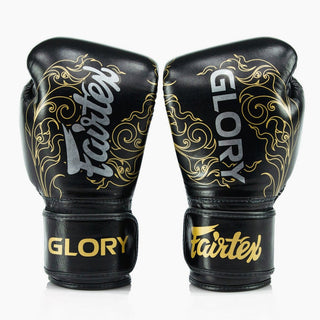 Gants de boxe Fairtex x Glory BGVG3 Noir-or