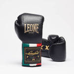 Guantoni Leone Orlando Tricolore con lacci Nero-Combat Arena