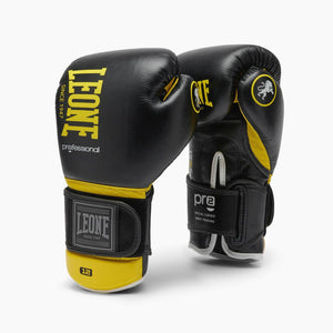 Gants de boxe Leone Professional 2 GN115C Jaune 12 Oz