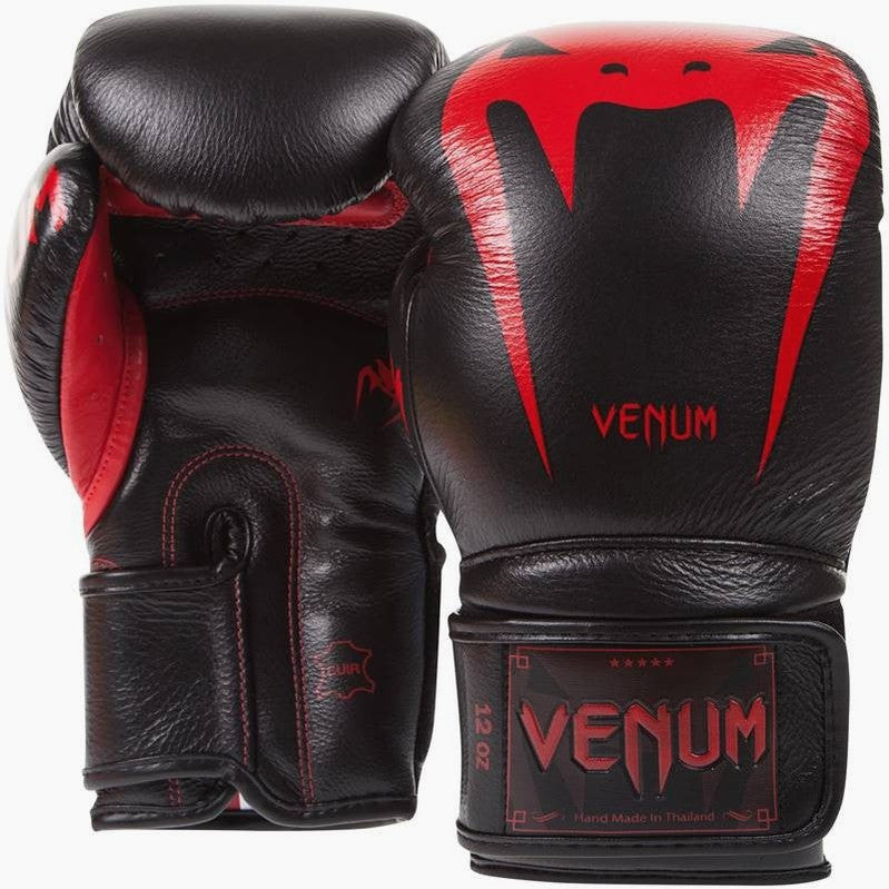 Venum Giant 3.0 Gants De Boxe Muay Thai Kick Boxing - Cuir Nappa Premium - Protection Optimale