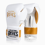 Gants de boxe Cleto Reyes Sparring CE6 Blanc-or Édition Spéciale