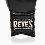 Gants de boxe Cleto Reyes Entraînement traditionnel CE4 Noir-argent avec lacets