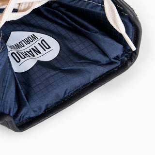 Gants de boxe Di Nardo avec lacets Noir-Beige 12 oz