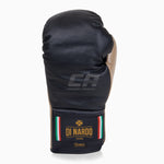 Gants de boxe Di Nardo avec lacets Noir-Beige 12 oz