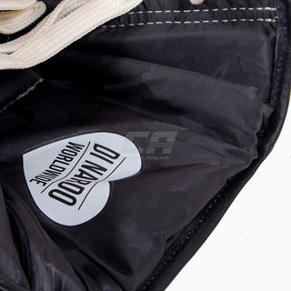 Gants de boxe Di Nardo avec lacets Noir-Marron 16 oz