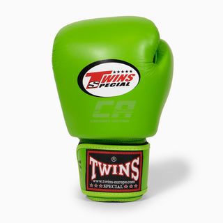 Gants de Muay Thai Twins Special BGVL3 Citron vert