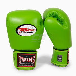 Gants de Muay Thai Twins Special BGVL3 Citron vert
