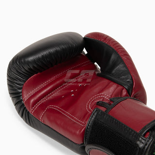 Gants de Muay Thai Twins Special BGVL3 Noir-bordeaux
