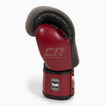Gants de Muay Thai Twins Special BGVL3 Noir-bordeaux
