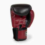 Gants de Muay Thai Twins Special BGVL3 Noir-bordeaux