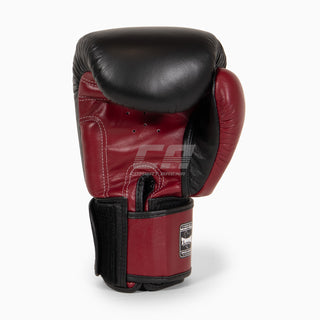 Gants de Muay Thai Twins Special BGVL3 Noir-bordeaux