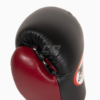 Gants de Muay Thai Twins Special BGVL3 Noir-bordeaux