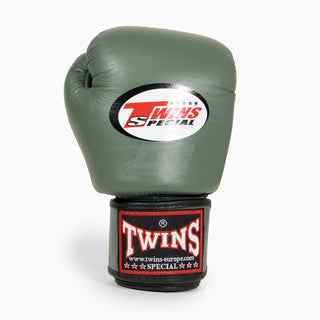 Gants de Muay Thai Twins Special BGVL3 Vert militaire