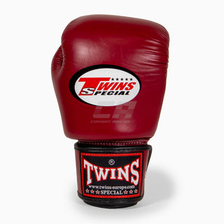 Gants de Muay Thai Twins Special BGVL3 Vin Rouge