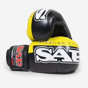 Gants de boxe Raptor SAP WAKO Noir-jaune