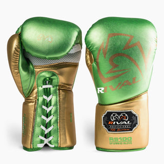 Gants de boxe Rival Sparring Professionnel RS100 avec lacets