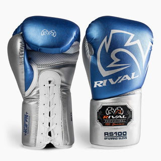 Gants de boxe Rival Sparring Professionnel RS100 avec lacets