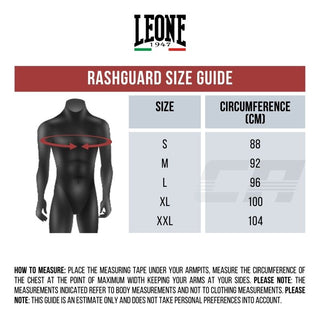 Rashguard à compression Leone Revo Fluo AB927F