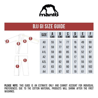 BJJ Gi Manto Tiger's Tail Noir