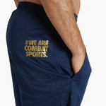 Pantaloncini allenamento Leone DNA ABX726 Blu-Combat Arena