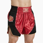 Pantaloncini kick-thai Leone Classic AB881 Rosso-Combat Arena