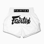 Shorts de kick-thai Fairtex BS1935B Tempête Blanche