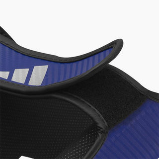 Protège-tibias avec parapet Adidas Pro Kickboxing WAKO Bleu-blanc