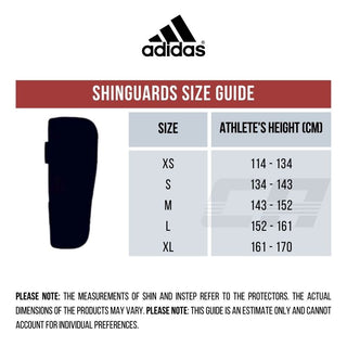 Protège-tibias avec parapet Adidas Pro Kickboxing WAKO Rouge-blanc