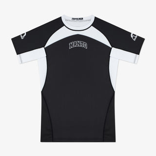 Rashguard Manto Ranked 25 maniche corte Bianco-Combat Arena