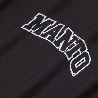 Rashguard Manto Ranked 25 maniche corte Nero-Combat Arena