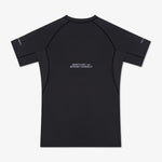 Rashguard Manto Varsity maniche corte Nero-Combat Arena