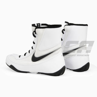 Scarpe da Boxe Nike Machomai Bianco-Nero-Combat Arena