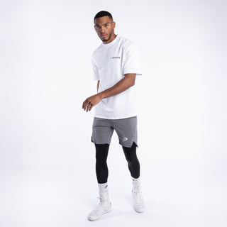 T-shirt Boxraw We Don't Play Boxing Oversize Bianco-Combat Arena