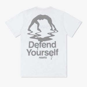 T-shirt Manto Drip blanc