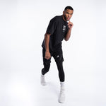 T-shirt Boxraw HRDR FSTR SMTR Oversize Noir