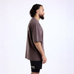T-shirt Boxraw Sparring Club Oversize Marron